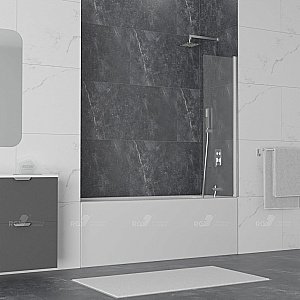 Шторка для ванны RGW Screens SC-56 50 прозрачная/хром купить в интернет-магазине Sanbest