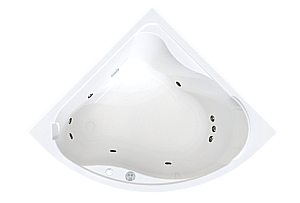 Ванна с гидромассажем Радомир Альтея 2-79-2-0-0-219 125х125 СТАНДАРТ ХРОМ белая купить в интернет-магазине Sanbest