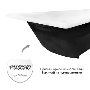 Ванна Pucsho Jessen 175х75 Ц0000276 белая купить в интернет-магазине Sanbest