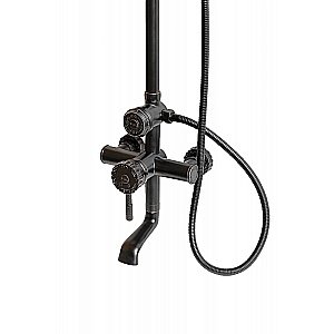 Душевая система Milacio Soria MC.102.BBR черная бронза купить в интернет-магазине сантехники Sanbest