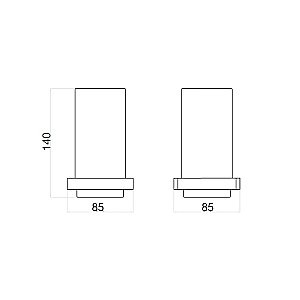 Стакан Webert Pegaso PE500301010 золото купить в интернет-магазине сантехники Sanbest