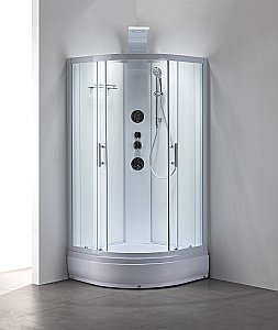 Душевая кабина с гидромассажем Taliente TA-99CW 90х90 стекло прозрачное купить в интернет-магазине Sanbest