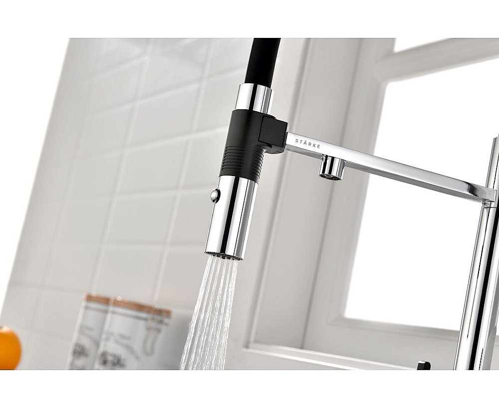 Смеситель для кухни Paulmark Gravity Gr213888-CR хром купить в интернет-магазине сантехники Sanbest