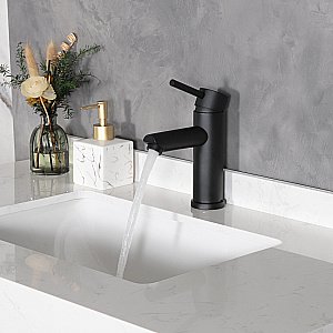 Смеситель для раковины Gid Berlin SS080-BM-K черный матовый купить в интернет-магазине сантехники Sanbest