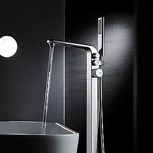 Смеситель для ванны Black&White Universe U7642 купить в интернет-магазине сантехники Sanbest