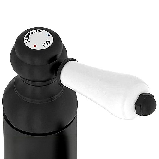 Cмеситель для раковины Jacob Delafon LOUISE E24360-BL черный матовый купить в интернет-магазине сантехники Sanbest