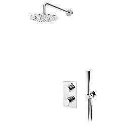 Душевая система Cezares LEAF-DSIP-T-25-01 хром купить в интернет-магазине сантехники Sanbest