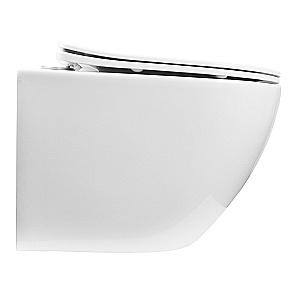 Унитаз подвесной Azario Grado AZ-0046 SP белый, безободковый, с крышкой микролифт купить в интернет-магазине Sanbest