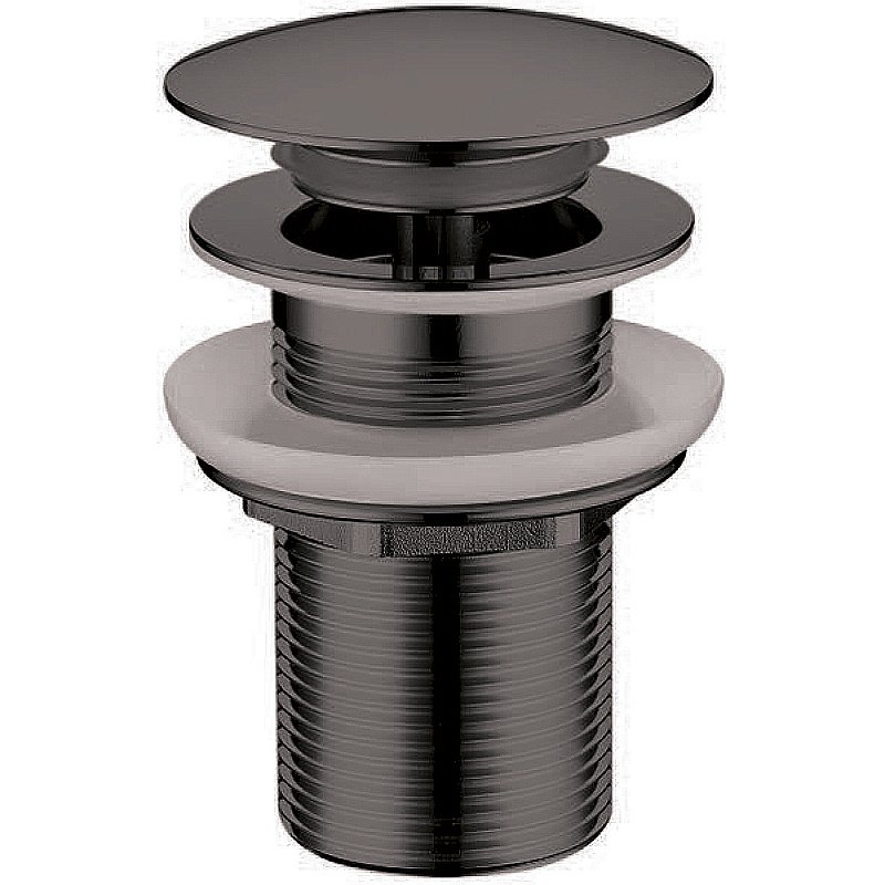 Донный клапан Boheme 612-SGM сталь глянец купить в интернет-магазине сантехники Sanbest