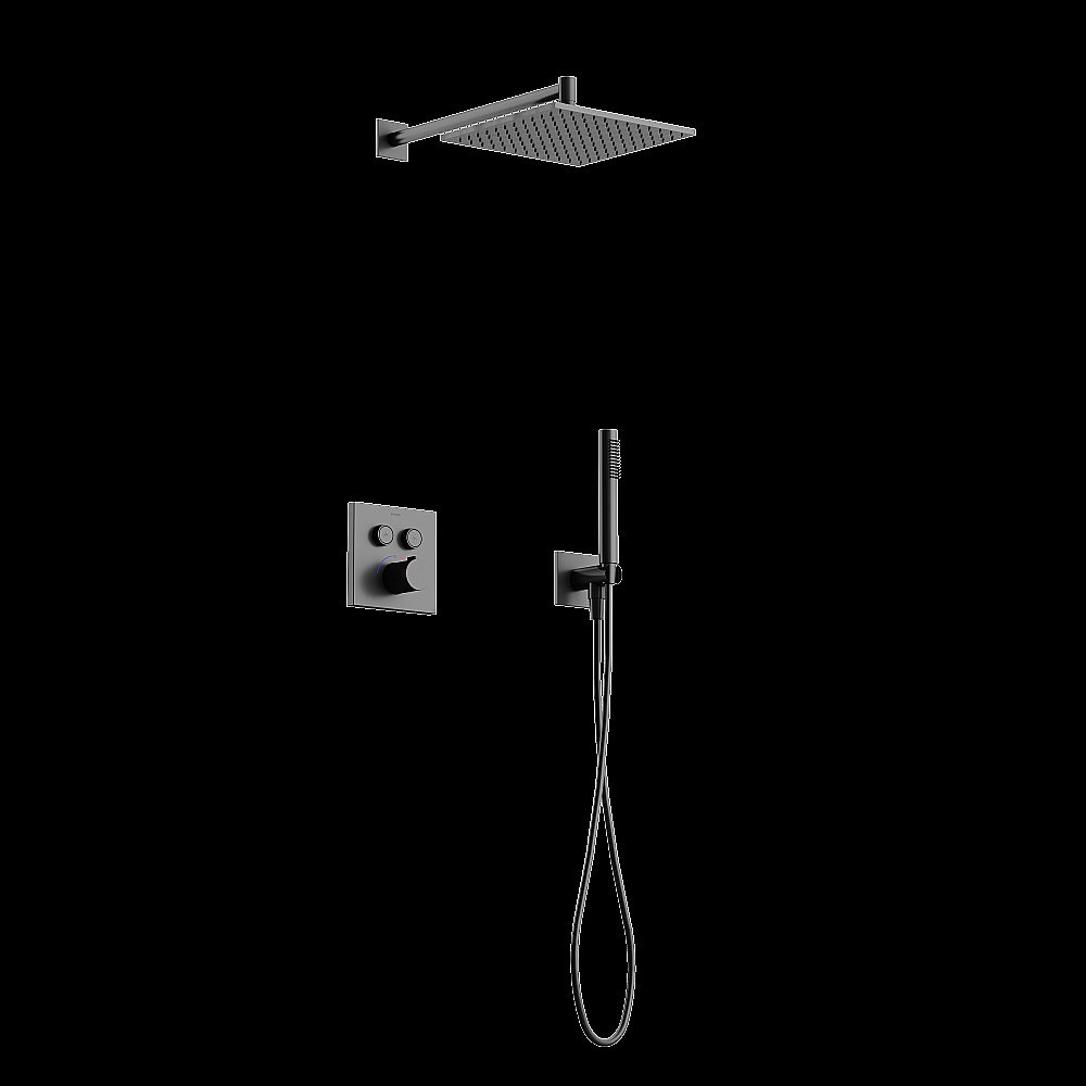 Душевая система Sancos Linn SC9022GG вороненая сталь купить в интернет-магазине сантехники Sanbest