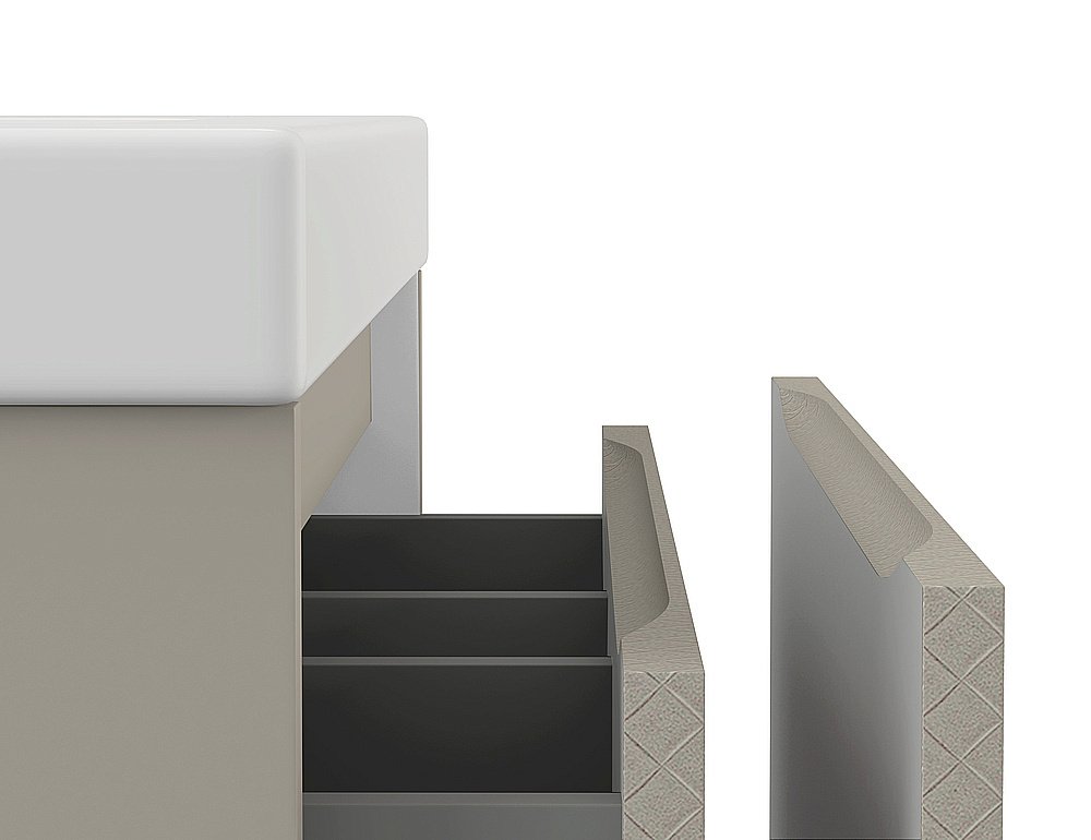 Мебель для ванной Cersanit GRANDE 60 бежевая для ванной в интернет-магазине Sanbest