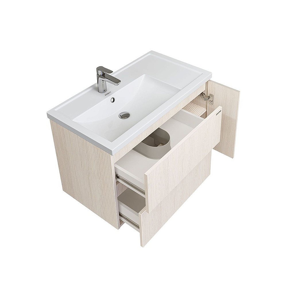 Тумба с раковиной Grossman Юнит 80 кадена лайт для ванной в интернет-магазине Sanbest