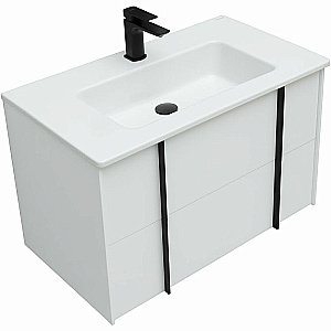 Тумба с раковиной Allen Brau Reality 80 1.32005.WM белый матовый для ванной в интернет-магазине Sanbest