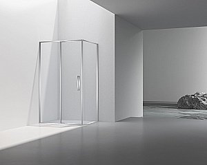 Душевой уголок Vincea Slim 8mm VSR-4SLP9012CL 120x90 профиль хром/стекло прозрачное купить в интернет-магазине Sanbest