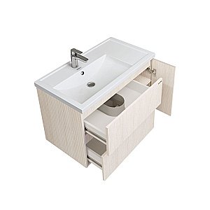 Тумба с раковиной Grossman Юнит 80 кадена лайт для ванной в интернет-магазине Sanbest