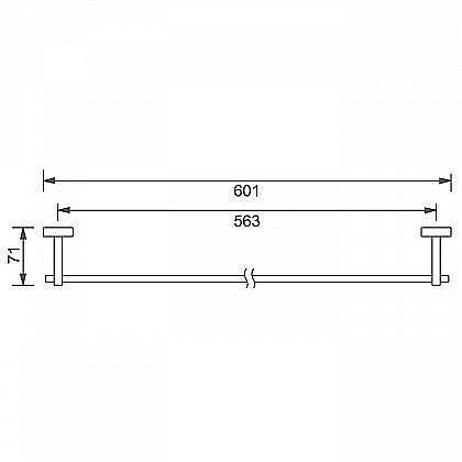 Полотенцедержатель Aquanet 4724 купить в интернет-магазине сантехники Sanbest