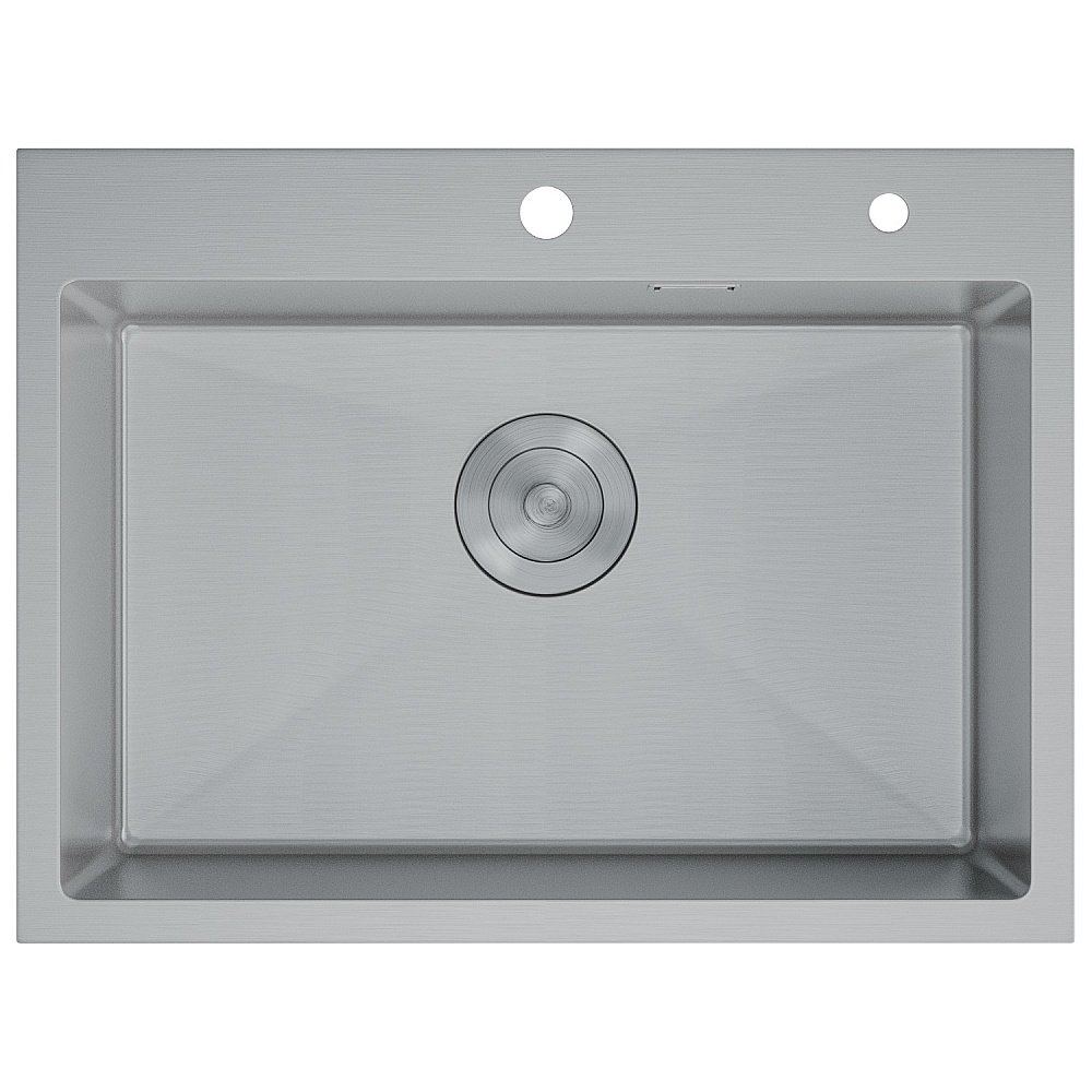Кухонная мойка D&K 60х50 DKS605004 сатин купить в интернет-магазине сантехники Sanbest