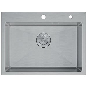 Кухонная мойка D&K 60х50 DKS605004 сатин купить в интернет-магазине сантехники Sanbest