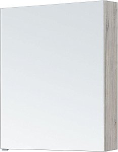 Зеркальный шкаф Aquanet Алвита new 70 дуб веллингтон белый купить в интернет-магазине сантехники Sanbest
