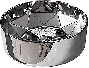 Раковина Armadi Art NeoArt ГРАНЬ 40 865 серебро купить в интернет-магазине Sanbest