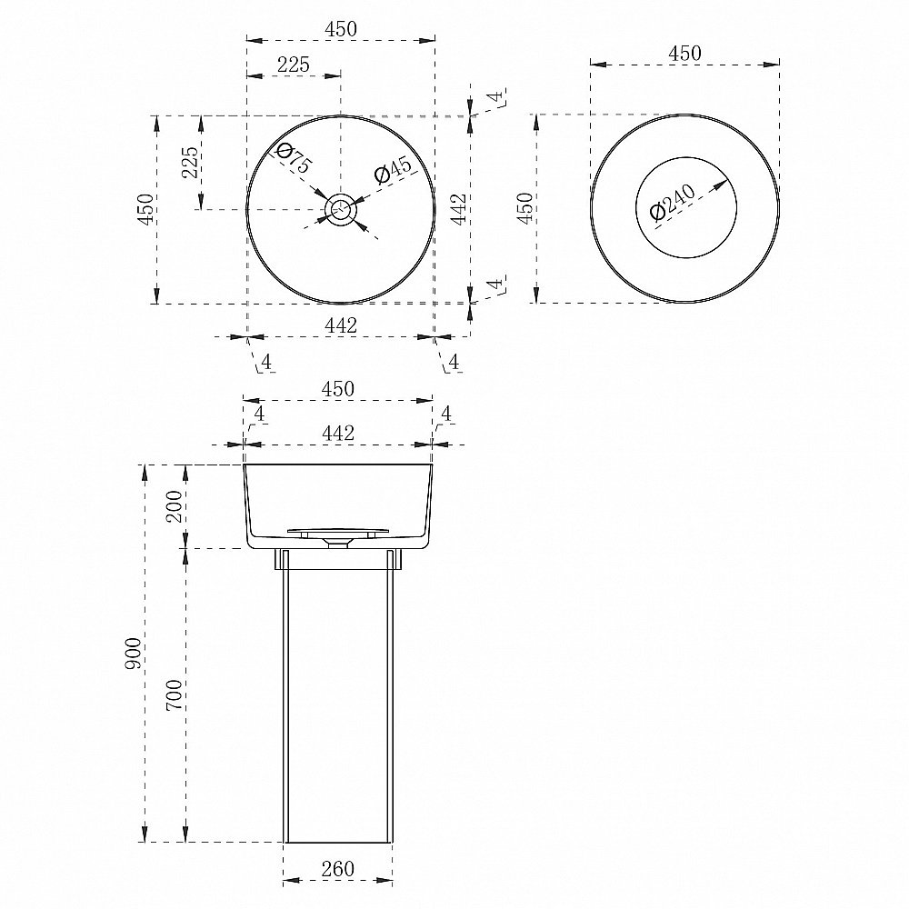 Раковина Abber Kristall AT2702Vesuvian оливковая купить в интернет-магазине Sanbest