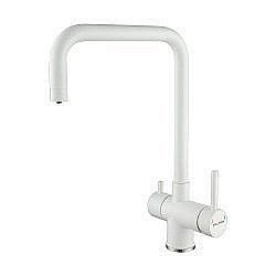 Смеситель для кухни Paulmark Wetter We213030-WH белый матовый купить в интернет-магазине сантехники Sanbest