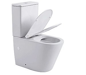 Унитаз напольный Aquanet Rimless Atago 2.0 C1 LX-2904 с крышкой микролифт, с бачком, безободковый купить в интернет-магазине Sanbest