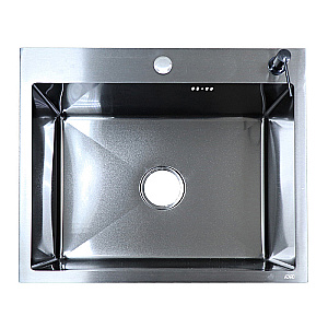 Кухонная мойка Azario Nicole 60х50 AZB6050N черная купить в интернет-магазине сантехники Sanbest
