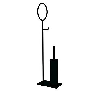 Стойка для ванной Bertocci Moon 147 0372 0800 черный матовый купить в интернет-магазине сантехники Sanbest