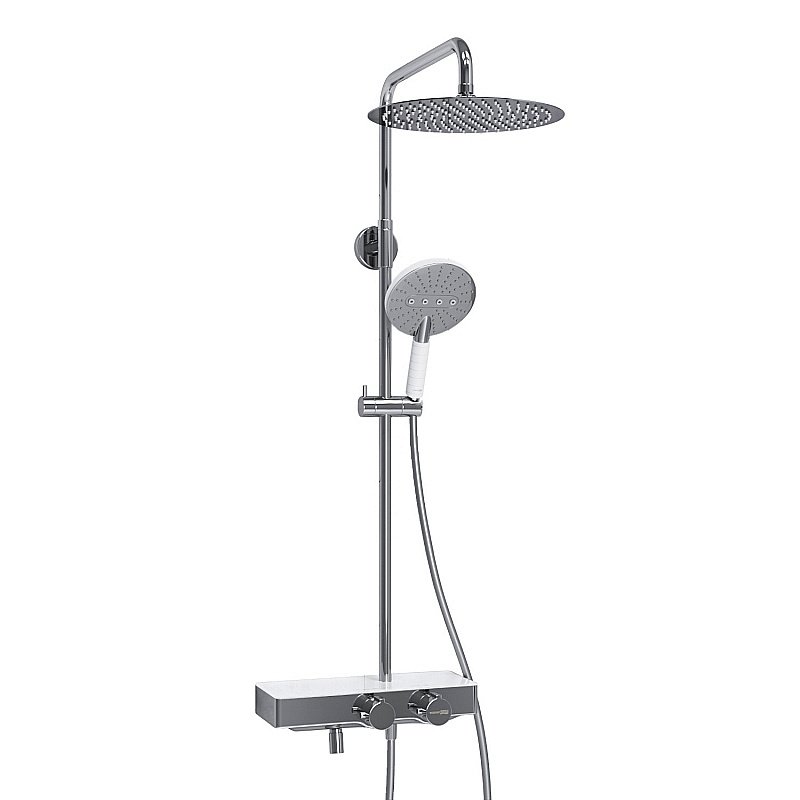Душевая система WasserKraft Aller SET2658 Thermo хром купить в интернет-магазине сантехники Sanbest