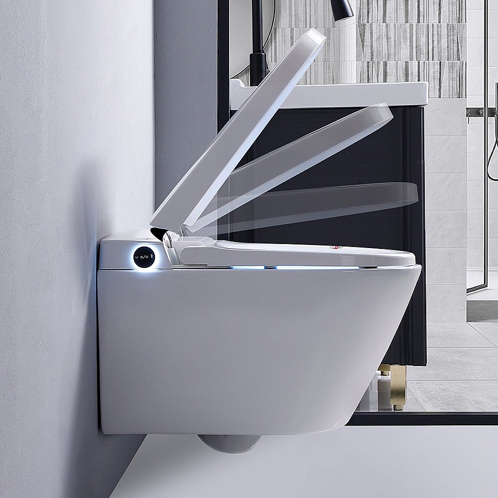 Унитаз-биде электронный подвесной TIMO TЕ-751 с инсталляцией, с крышкой микролифт купить в интернет-магазине Sanbest