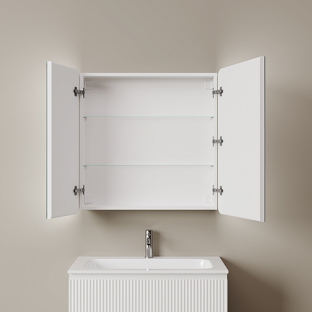 Зеркальный шкаф Sancos Diva DIV800 купить в интернет-магазине сантехники Sanbest