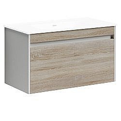 Тумба под раковину Sancos Smart SM90E дуб бардолино купить в интернет-магазине сантехники Sanbest