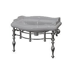 Консоль с раковиной Caprigo Concol LOW 7060/73 Хром для ванной в интернет-магазине сантехники Sanbest