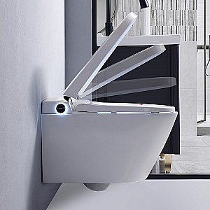 Унитаз-биде электронный подвесной TIMO TЕ-751 с инсталляцией, с крышкой микролифт купить в интернет-магазине Sanbest