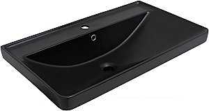 Тумба подвесная с раковиной Aquanet Ирис New 90 336311+329250 белая глянцевая для ванной в интернет-магазине Sanbest