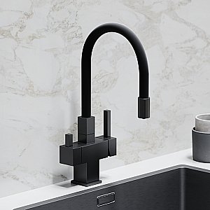 Смеситель для кухни Sancos Arno SC4005MB черный матовый купить в интернет-магазине сантехники Sanbest