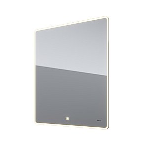 Зеркало c LED-подсветкой Dreja POINT 70x80 белый в ванную от интернет-магазине сантехники Sanbest