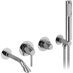 Смеситель для ванны с душем Webert Opera Moderna OE860312015 купить в интернет-магазине сантехники Sanbest