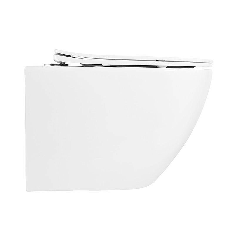 Унитаз подвесной  BelBagno UNO BB3105 безободковый, с крышкой микролифт купить в интернет-магазине Sanbest