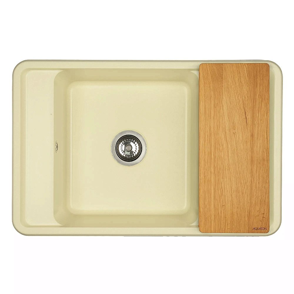 Мойка кухонная Акватон Беллис 78 шампань купить в интернет-магазине сантехники Sanbest
