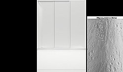 Шторка на ванну BAS Лима 130x145 пластик Вотер купить в интернет-магазине сантехники Sanbest