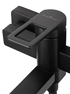 Смеситель для ванны с душем WONZON & WOGHAND FRAME, Черный матовый (WW-88639010-MB) купить в интернет-магазине сантехники Sanbest