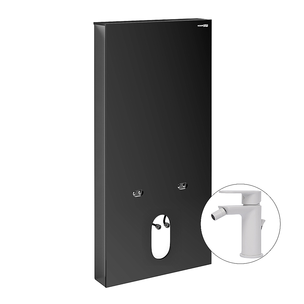 Инсталляция для биде со смесителем WasserKraft Naab 86BDT.050.BL.SQ8506 купить в интернет-магазине сантехники Sanbest