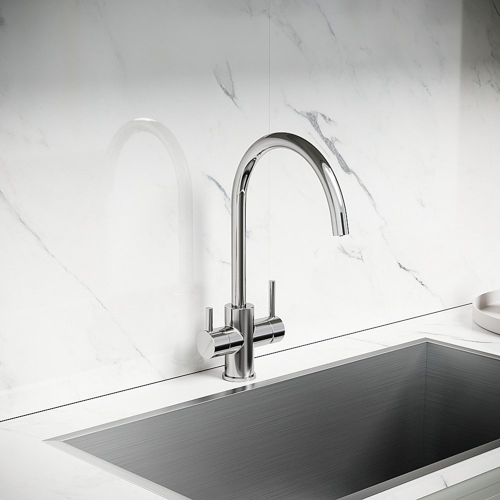 Смеситель для кухни Sancos Taper SC4012BN брашированный никель купить в интернет-магазине сантехники Sanbest