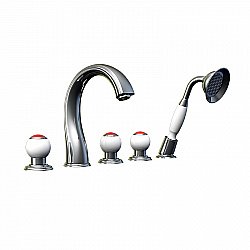 Смеситель для ванны Радомир Бурже 1-27-2-0-0-622 хром купить в интернет-магазине сантехники Sanbest