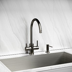 Смеситель для кухни Sancos Taper SC4012GG вороненая сталь купить в интернет-магазине сантехники Sanbest