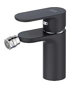 Смеситель для биде D&K Durer Bayern Black DA1252205 черный матовый/хром купить в интернет-магазине сантехники Sanbest