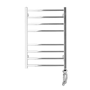 Полотенцесушитель электрический Domoterm Квадро П8 500х800 E хром купить в интернет-магазине сантехники Sanbest