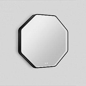 Зеркало Esbano ES-3311XD 80x80 черное матовое в ванную от интернет-магазине сантехники Sanbest